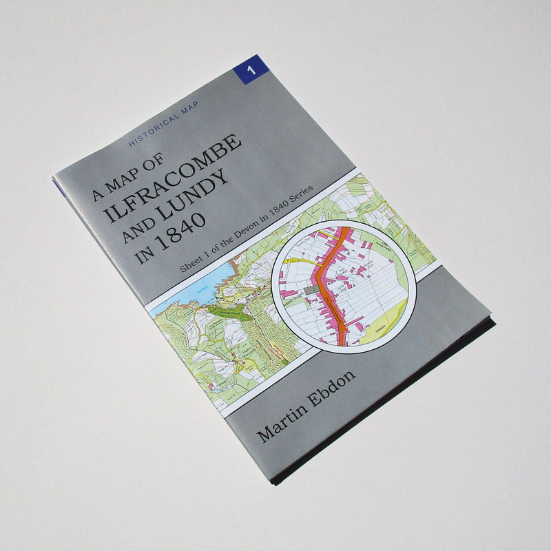 A Map of Ilfracombe and Lundy in 1840